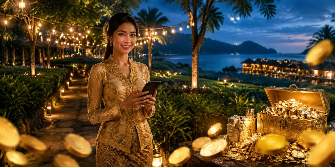 Tawaran bonus deposit di Langkawi dengan pakaian kebaya dan suasana meriah